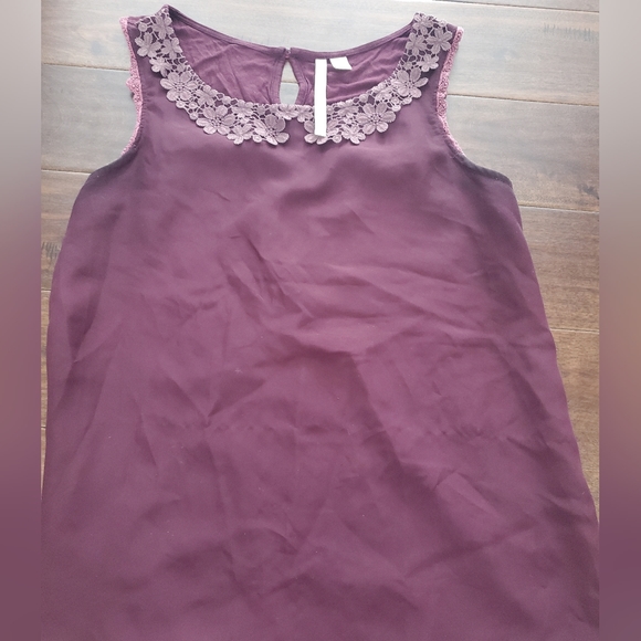 Plum color tank size small by LC Lauren Conrad - Picture 1 of 3